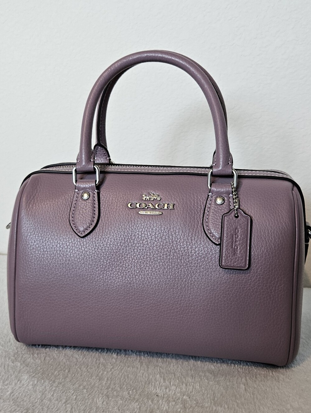 Coach Rowan Satchel Bag - Jasmine With Silver Hardware - NWOT